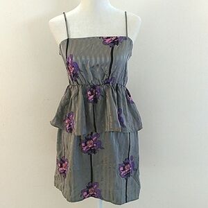 CLEARANCE Kimchi Blue Flirty Silk Floral Dress